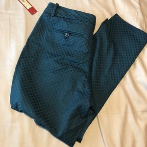 NWT Merona classic ankle stretch pants - teal
